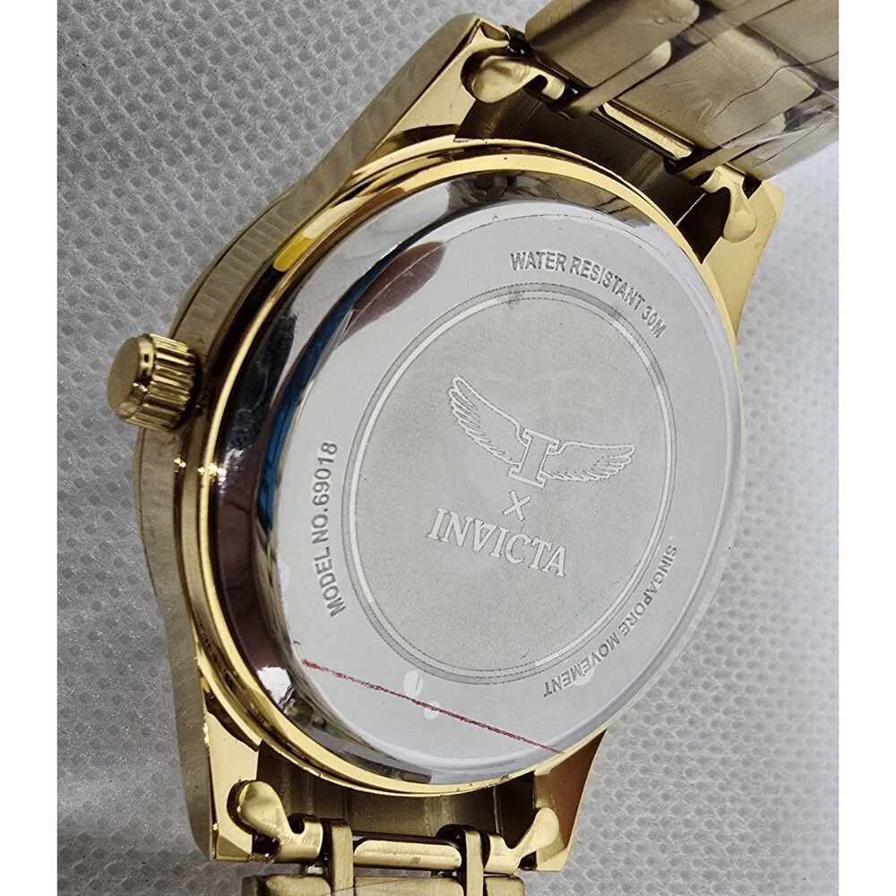 Invicta Specialty I by Invicta Men's Watch 41mm White Dial Gold 69018 Brand New - Picture 6 of 7